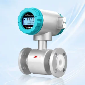 Industrial Online Electromagnetic Flowmeter Heat Meter PTFE Lining Anti Corrosive High Precision Flowmeter Water Rs485