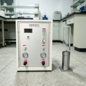 Industrial Oxygen Index Measuring Instrument 0.1Mpa Working Pressure Foam Plastic Flammability Test Cabinet
