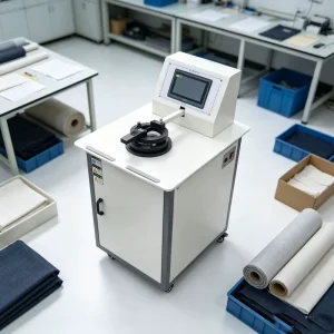 Industrial Porous Material Air Flow Tester Lockable Silent Universal Casters Easy Movement
