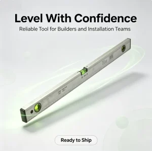 Industrial Precision Spirit Level Durable Aluminum Bubble Level for Home Renovation Work