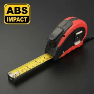 Industrial Quality Professional Retractable Precision Metric Measuring Tape ABS Shell Carbon Steel Blade Thicker Steel