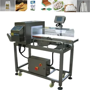 Industrial Raw Material Metal Detector Conveyor Type for Rubber Plastic Granule Hardware Auto Parts Inspection