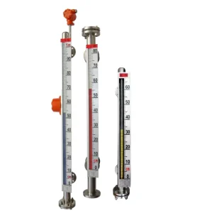 Industrial Side Mounted Magnetic Float Level Gauge Stainless Steel for Water Oil Chemical Tanks Towers Vessels Boilers