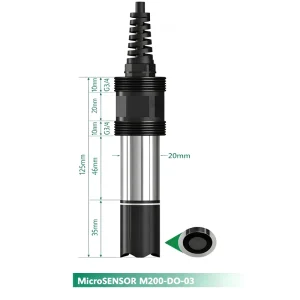 Industrial Smart Digital Online Dissolved Oxygen DO Sensor 0-20mg/L RS485 Modbus RTU Probe for Wastewater Treatment System