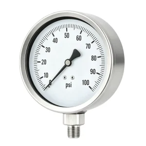 Industrial Stainless Steel Pressure Gauges High Accuracy Wide Range Copper Alloy Joint Radial Axial Hydraulic Pneumatic Systems