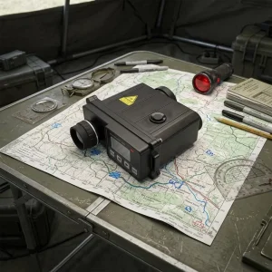 Industrial Tactical Laser Rangefinder Module 7x 12km Range 1m Accuracy Alloy Material Scope Mounted for Hunting