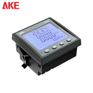 Industrial Three Phase High Accuracy 0.2 Class LCD Digital Panel Mount Energy Meter with IoT Monitoring