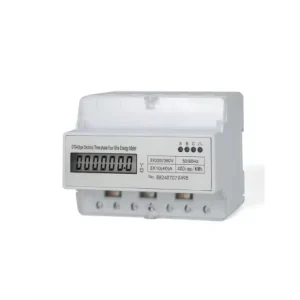 Industrial Three Phase Power Meter 380V for Factory Building Electricity Usage Monitoring LCD