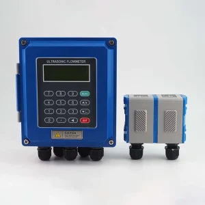 Industrial Wall Mount Clamp On Ultrasonic Flow Meter High Accuracy OEM Multi Probe Option for Oil Water
