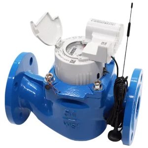Industrial Water Meter DN50 200 Vertical Stainless Steel IP68 OEM Woltman Dual Channel Measurement Wireless