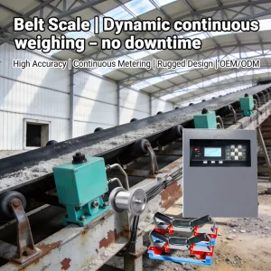 Industrial Weigh Scale Conveyor Belting Digital Electronic High Precision CE Certified to Weigh Bulk Flow Stream