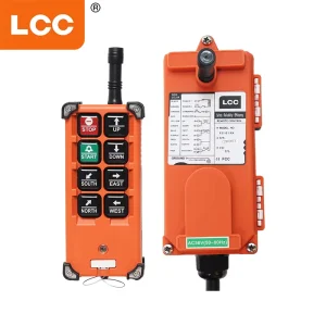 Industrial Wireless Radio Frequency Transmitter Receiver Telecrane Remote Control F21 E1