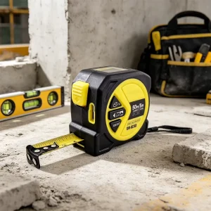 Industrial Workshop Durable ABS Housing Laser Rangefinder With USB Charging Port for Equipment Calibration and Space Planning