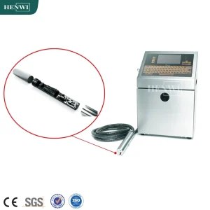 Ink Printing Coding Machine Industrial Nozzle Automatic Inkjet Printer for Eggs Bottle Carton Pouch Date Expiry Digital