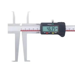 Inside Depth Vernier Caliper Digital Stainless 0.01mm Accuracy 9-150mm to 50-500mm Step for Inside Groove Measurements