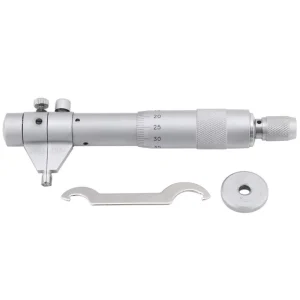 Inside Micrometer Measure Vernier Caliper Internal Diameter Gage Gauge Tool 5-30mm Range 0.01mm Accurate Inside Micrometer