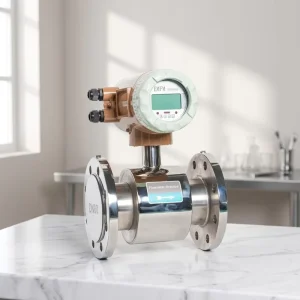 Integrated Digital Electromagnetic Electronic Flowmeter Stainless Steel 4 20mA RS485 Modbus PTFE Lined Liquid Water Sewage Oil
