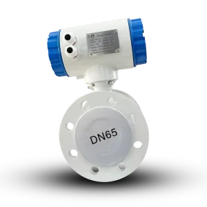 Integrated Flange Clamp Wafer Mounting Electromagnetic Flow Meter High Accuracy Display RS485 Output 1.6MPa Liquid Water Milk