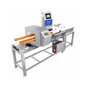 Integrated Food Grade Waterproof Metal Detector and Checkweigher Automatic Belt Conveyor Weight Checker for Food Industry