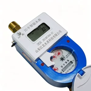 Intelligent Body RFID DN15 Water Meter System Digital Smart IC Card Prepaid Water Meters