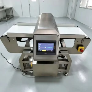 Intelligent Electric High-Sensitivity Food Metal Detector IP66 Rating 304 Stainless Steel Construction for Conveyor Lines Easy