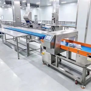 Intelligent Food Metal Detector Automatic Detection Production Line for Metallic Foreign Bodies Packaged Snacks Meat Bakery