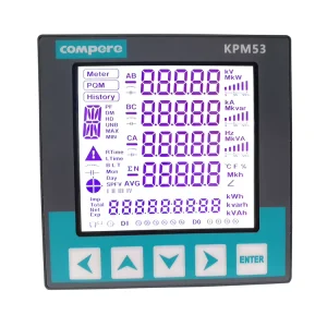 Intelligent Power Meter Multi Function 3 Phase Active Energy Meter High Precision Digital Ammeter Watt Meter
