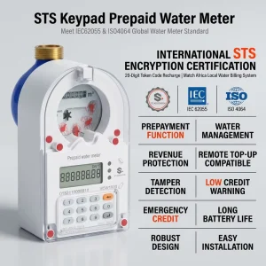 Intelligent Prepaid Water Meter Wireless Remote Meter Reading Mobile Phone Payment Home Rental Water Meter