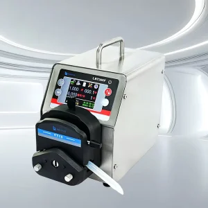 Intelligent Quantitative High Accuracy Peristaltic Dispensing Pump Single Channel Stepper Motor Low Noise 1 Year
