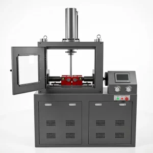 Intelligent Smart Touch Screen Carbon Stainless Steel Rebar Bending Testing Machine 300KN Deformed Stirrup Presser Unit