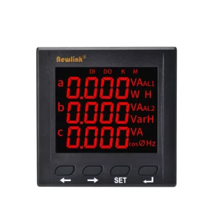 Intelligent Three-Phase Digital Energy Meter with 0.5 Class Accuracy Multi-Function Current Voltage & Frequency Measurement