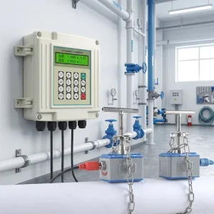 Irrigation Chilled Water 1% Accuracy Clamp on Liquid Ultrasonic Flow Meter with RS485 Output Model BSTTUF 2000S OEM