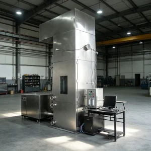 JCNR 60 Building Material Hard Combustibility Tester GB T 8625 Vertical Shaft Furnace Fire Performance Test Machine