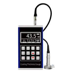 JCT800NF High Accuracy Industrial Surface Coating Thickness Gauge Meter Digital Magnetic Eddy Working Principle 0.1m