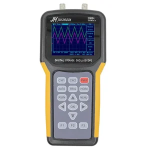 JH JDS2022A Portable 20MHz 2 Channel Digital Storage Handheld High Resolution Oscilloscope 8 Bit Vertical Resolution 200MSa s