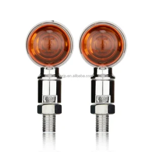 JP JP 6077 Motorcycle Turn Signal Lights LED Flowing Flashing Turning Indicators DC 12V Metal with Day Running Light