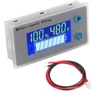 JS-C33 High-Quality 10-100V Universal Battery Capacity Tester Voltage Indicator 12V 24V 36V 48V 60V 72V LCD Battery Monitor
