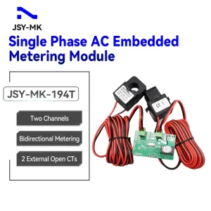JSY MK 194T 2 channel 100A Smart Single Phase Energy Meter Module Bidirectional TTL Modbus RTU Communication