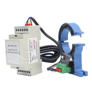 JSY MK 231 Single Phase DC Energy Meter Module RS485 Modbus RTU 35mm Din Rail Power Energy Metering With 100A Hall Sensor