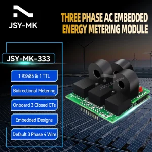 JSY-MK-333 Three-phase Embedded Metering Module Voltage Current 220V 380A RS485 TTL Modbus Three Phase Power Energy Meter Module