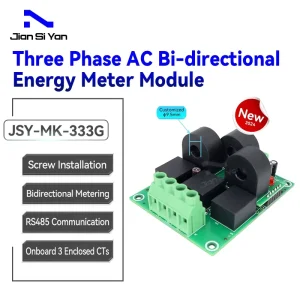 JSY MK 333G Customized 80A Three Phase Solar AC Bidirectional Power Meter Energy Meter Module
