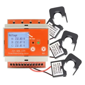 JSY-MK-339 150A 3P4W Split Core Cts RS485 Modbus Rtu Energy Meter Smart Digital Electric Energy Meter