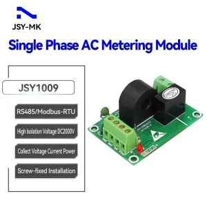JSY1009 50A PCBA Module Electric Power Meter Wattmeter RS485 Single Phase AC Acquisition Module ±1% Accuracy Energy Meter