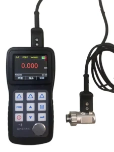 JZJ TM40 Through Coating Ultrasonic Thickness Gauge 0.01mm High Precision Metal Tester 1 Year IP67 Protection Auto Corrosion