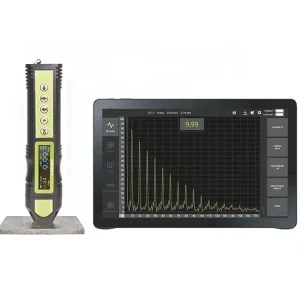 JZJR5000 Portable EMAT Metal Thickness Meter Lithium Battery High Accuracy B Scan Display 2 600mm IP55 Protection