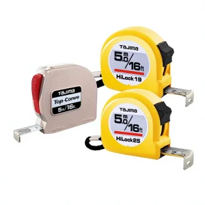 Japan Tajima Self-winding High-carbon Steel Tape Measure 5m Metric-Imperial Measuring Ruler with Circle and Inch