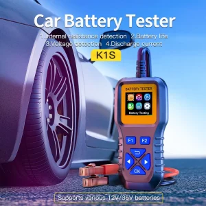 K1S Car Battery Tester Battery Analyzer Test Internal Resistance Voltage Battery Life Discharge Current