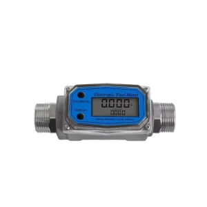 K24 Model 2 3 4 Inch Small Diesel Fuel Electronic Digital Flow Meter LCD Display Vortex Rotary Vane Meter OEM Supported