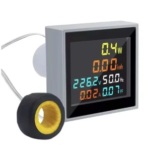 K48-2058 Single-Phase AC 80-300V/200-450V Monitor Electric Energy Frequency Meter Features Active Volt Amp Current Power