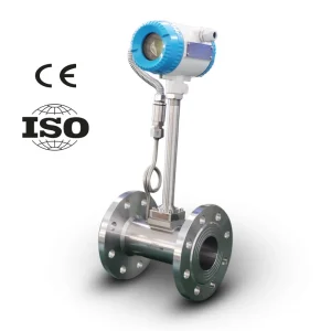 KFBST Digital RS485 4 20mA Output Air Steam Gas Liquids 12~32VDC Vortex Flow Meter with Temperature Pressure Compensation OEM